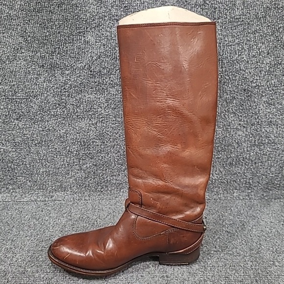Frye 'Lindsay Plate' 76796‎ Women's Riding Boot- Brown- Size 7.5B - Picture 8 of 16